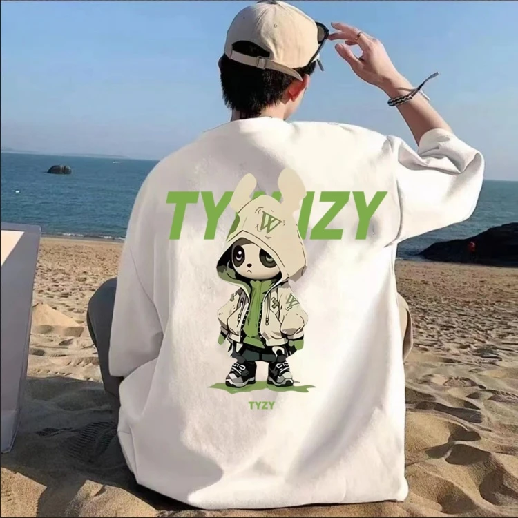 纯棉短袖T恤夏季宽松情侣百搭韩版大码上衣