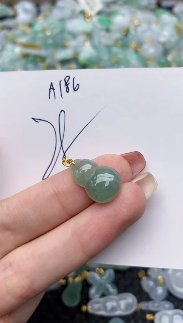 【闪购商品】翡翠颈饰18K金镶嵌 天然翡翠A货