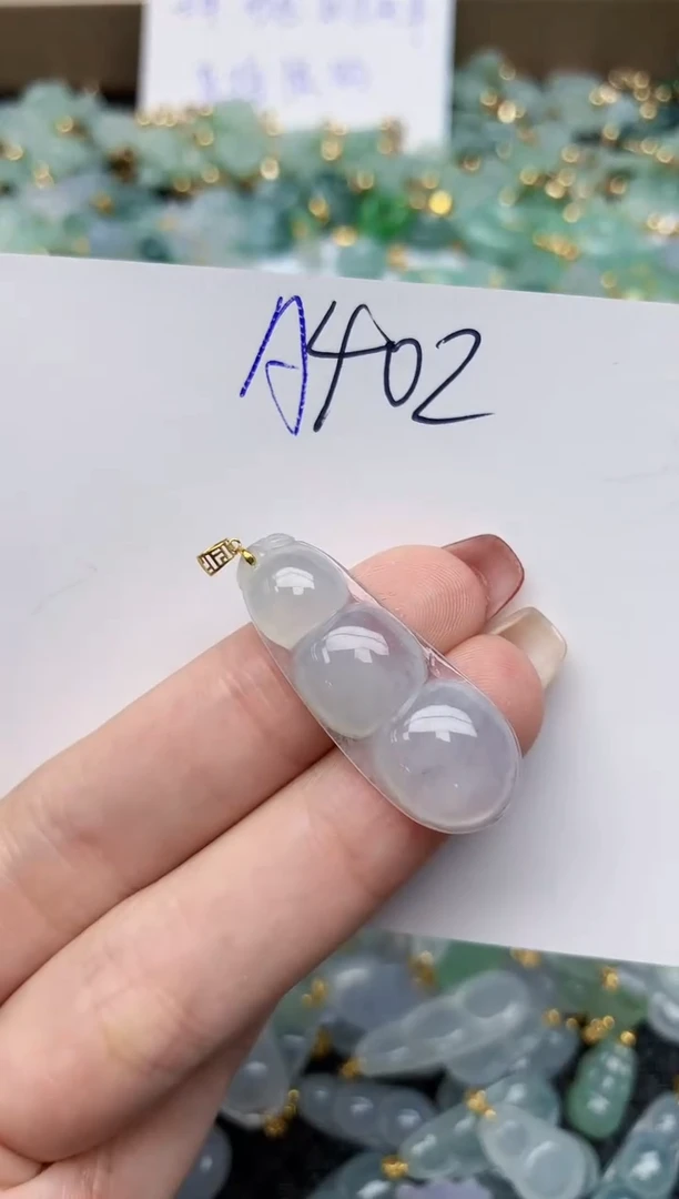 【闪购商品】翡翠颈饰18K金镶嵌天然翡翠A货