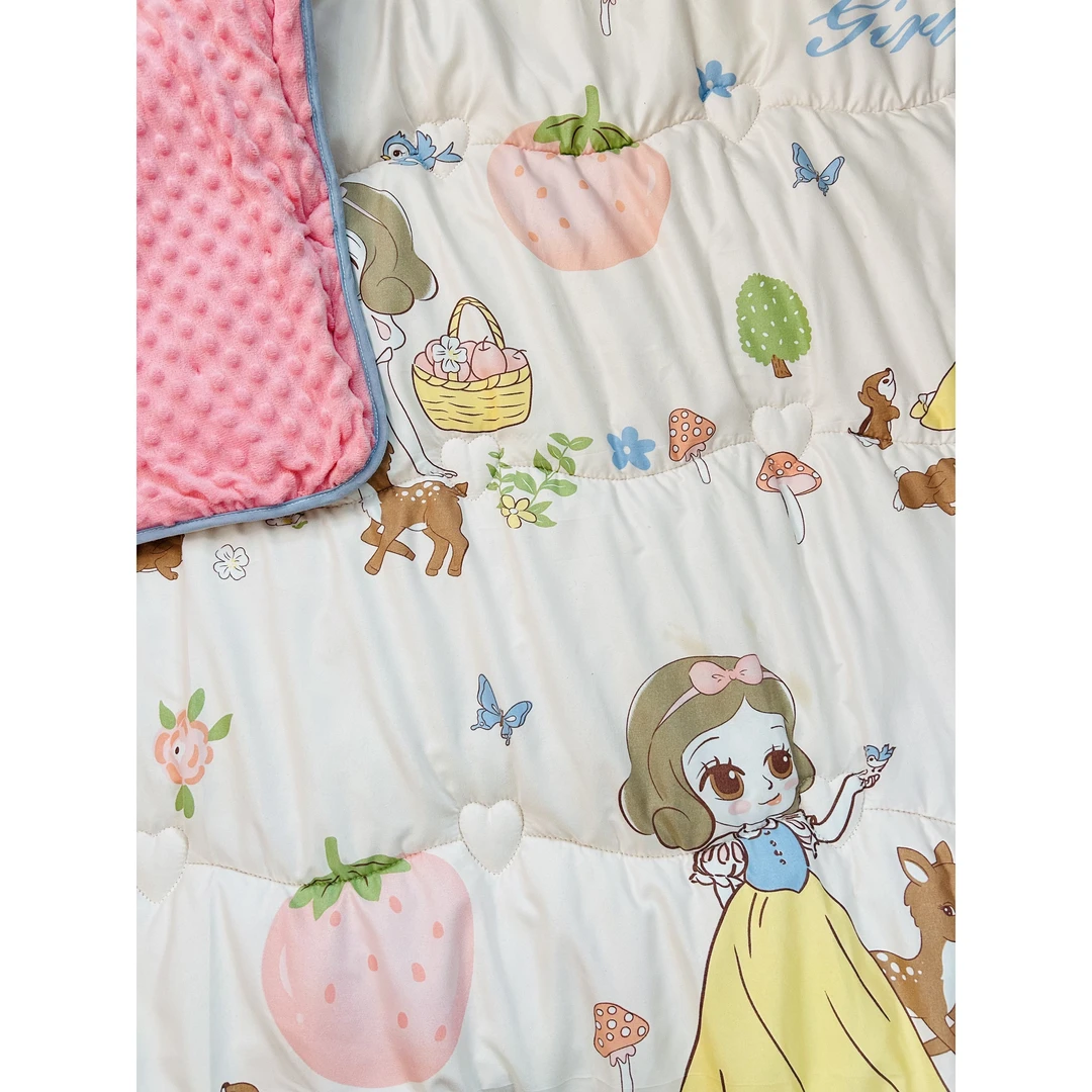 【歪歪精选】柔软亲肤保暖儿童豆豆被110*150白雪公主