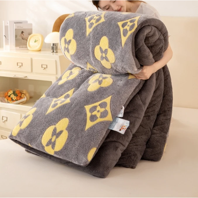 【歪歪精选】200*230cm卡通毛绒被加厚保暖双面 时尚格调