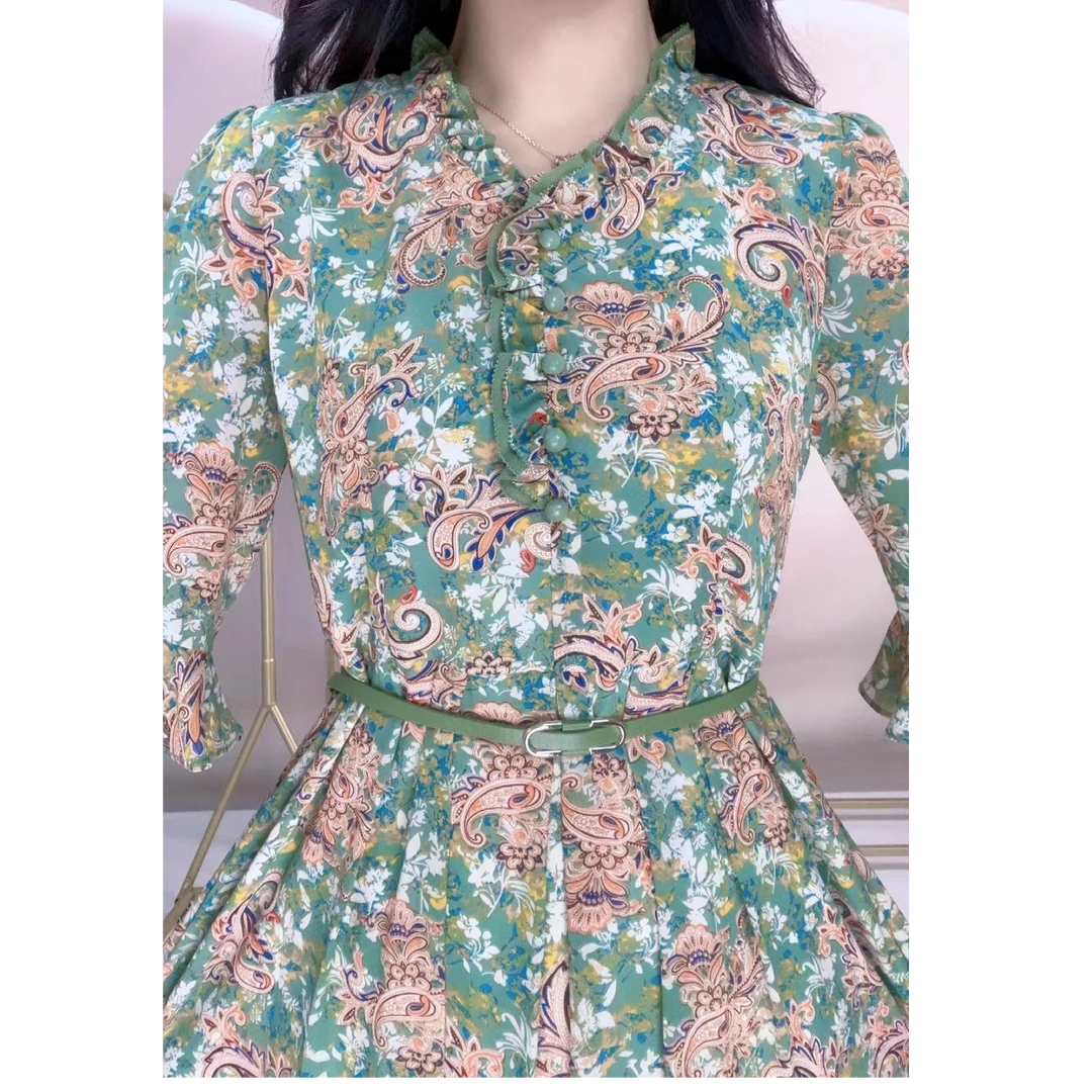 501-510气质显洋气时尚复古收腰春秋款套装