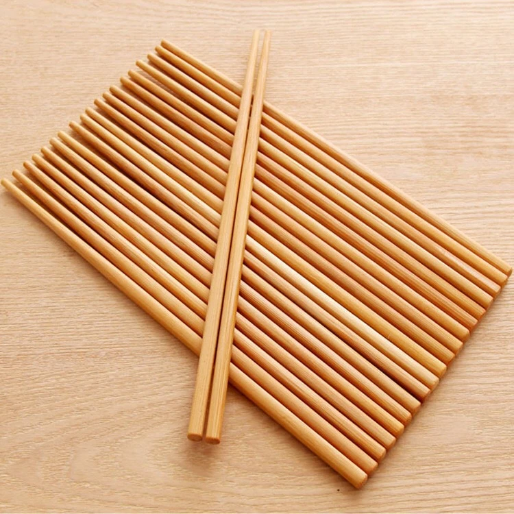 防霉防滑竹制长筷子家庭装高档无蜡无漆家用竹筷餐具碳化筷子套装