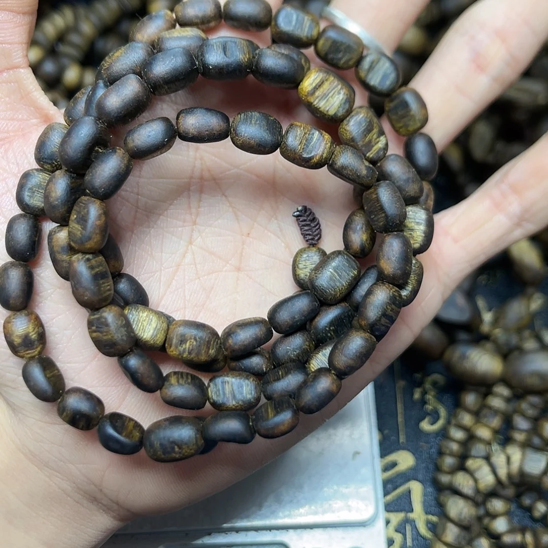 沉香手串小**.留疤沉水23.2克