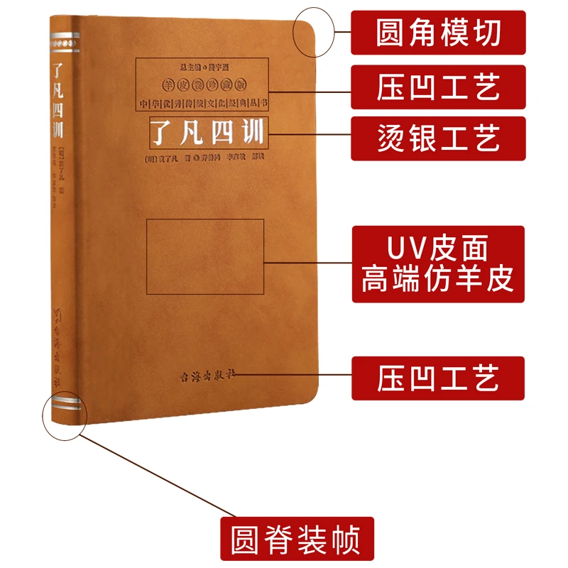 【善品堂自播】了凡四训 羊皮卷珍藏版 一函一册