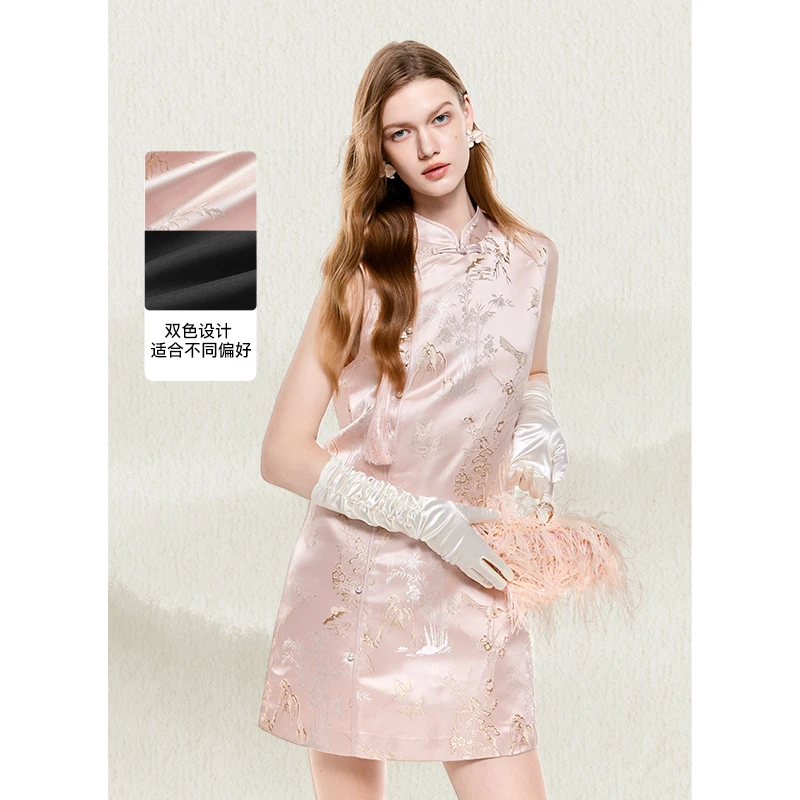 missCOCOON春新中式盘扣立体马夹连20020