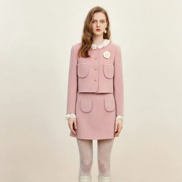 missCOCOON小香风绵羊毛气质冬套0007