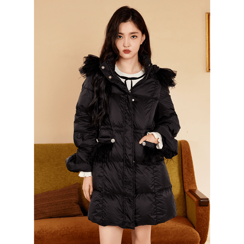 【直播】missCOCOON通勤外套装简约设计感羽绒服0394白鸭绒