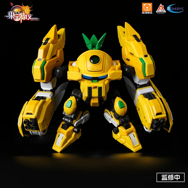 壹理创玩官方 果宝特攻菠萝吹雪战宝 拼装模型国创机甲带特典