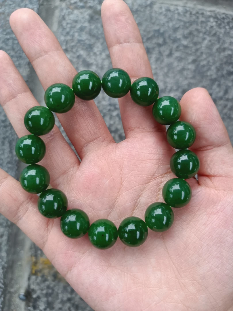和田玉手串高端奢华款