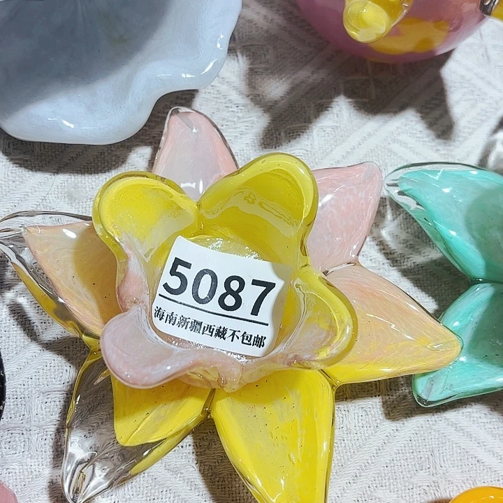 5087 家悦美居琉璃花瓶摆件