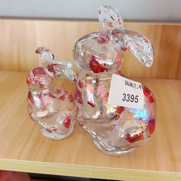 థ*థ3395 一对家悦美居花瓶摆件有手工痕迹没有瑕