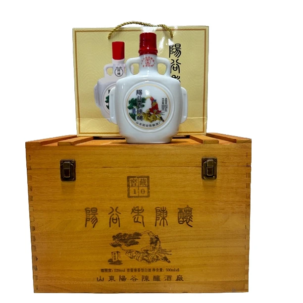 鲁字阳牌(6瓶装)阳谷老陈酿双耳浓酱兼香型酒53℃500ml53%Vol500