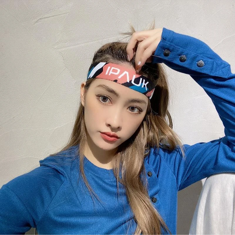 运动发带吸汗运动发瑜伽头带健身跑步阻汗头巾男女止汗竹纤维时尚