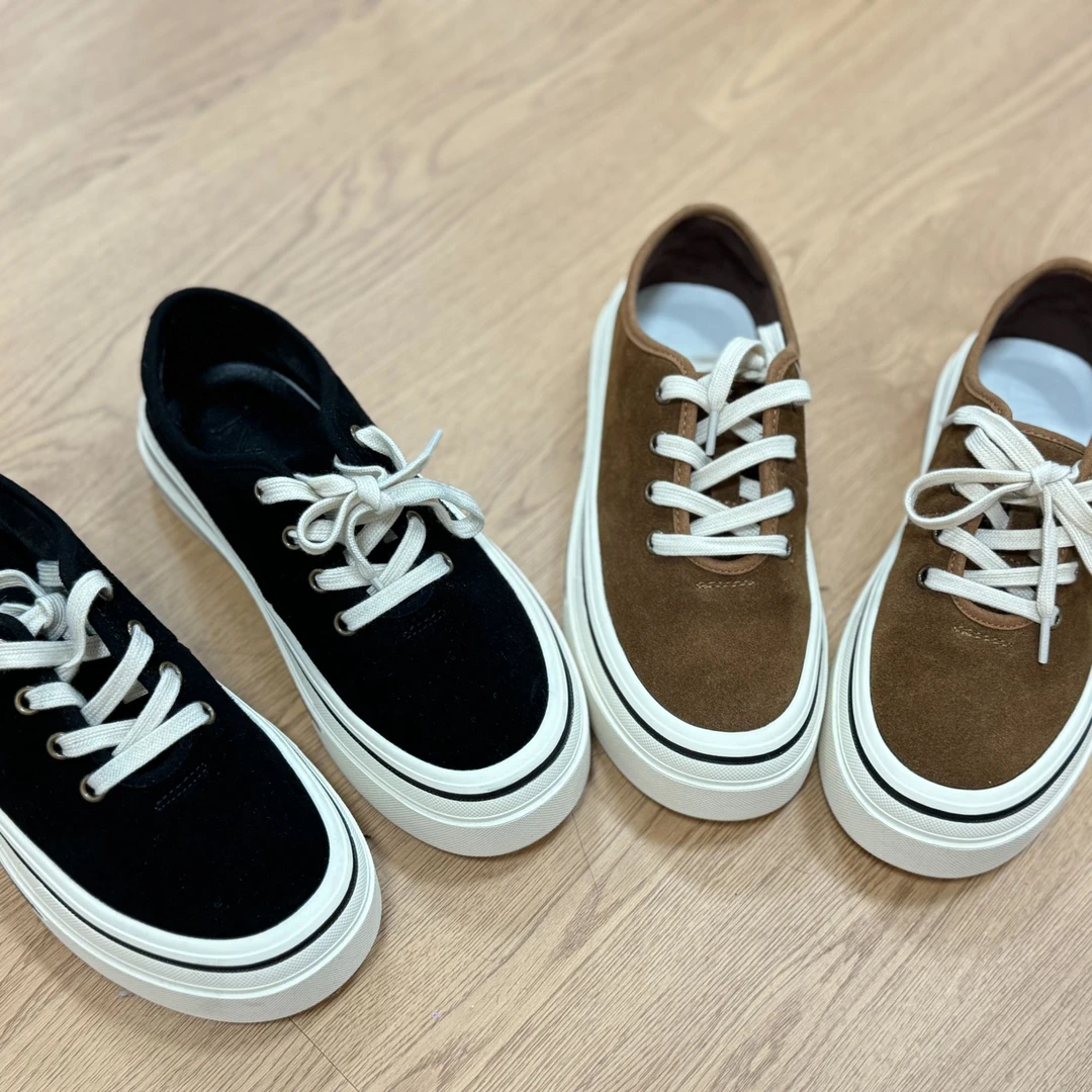 定制真皮百搭舒服柔软松糕鞋，鞋子no退介意勿拍