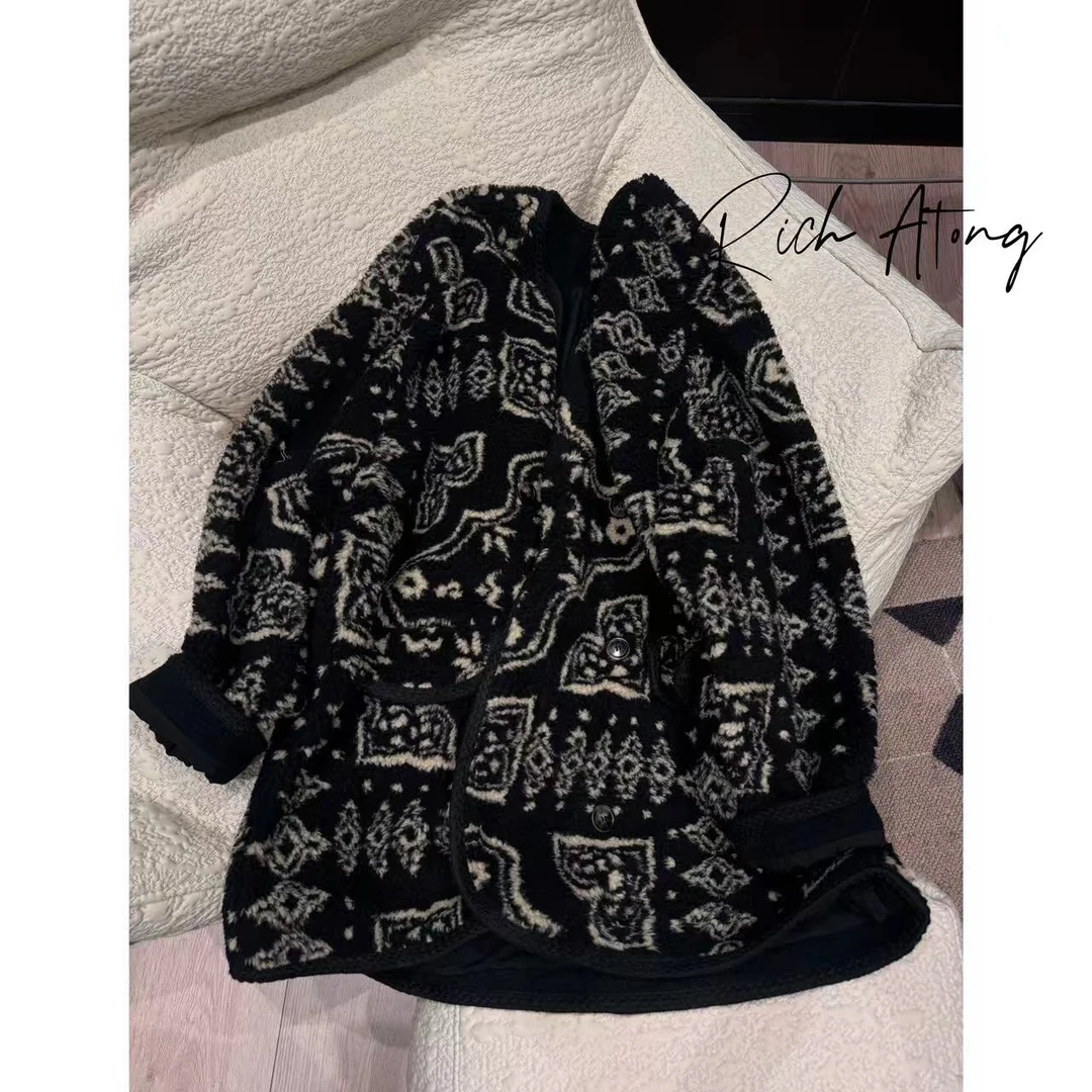 atong/阿彤-【墨尔本】-2024 阿彤家复古松弛感开衫毛毛外套