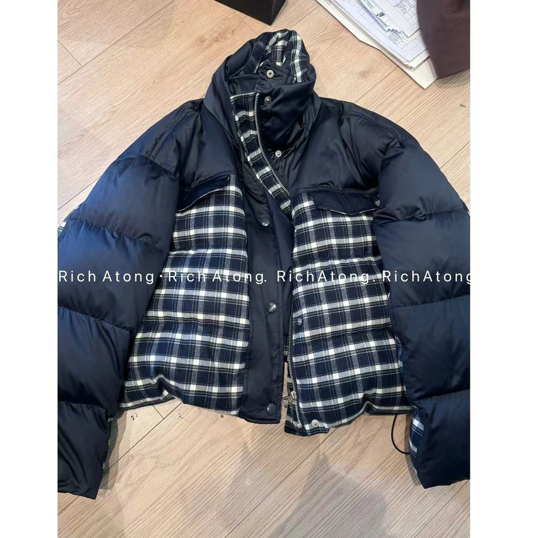 -【谬系格子】-2024 阿彤家泡菜国定制款格子羽绒服