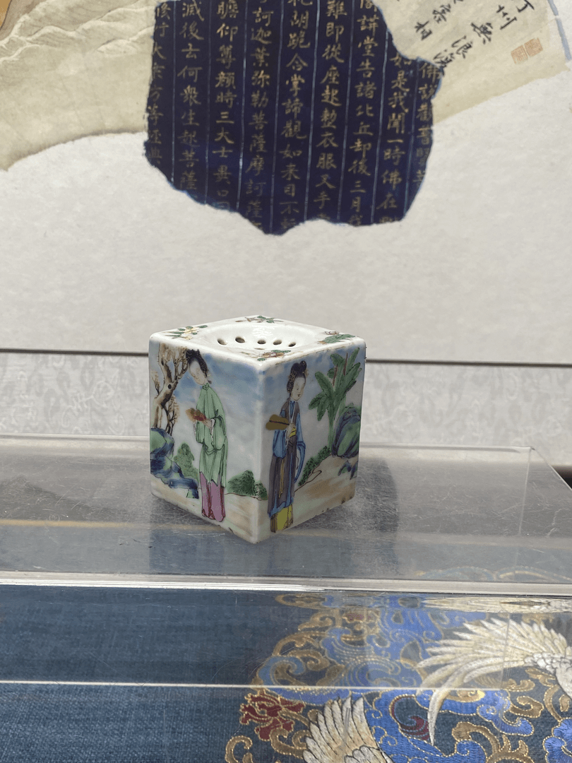 清道光四美图人物故事香插，Kc202030814172