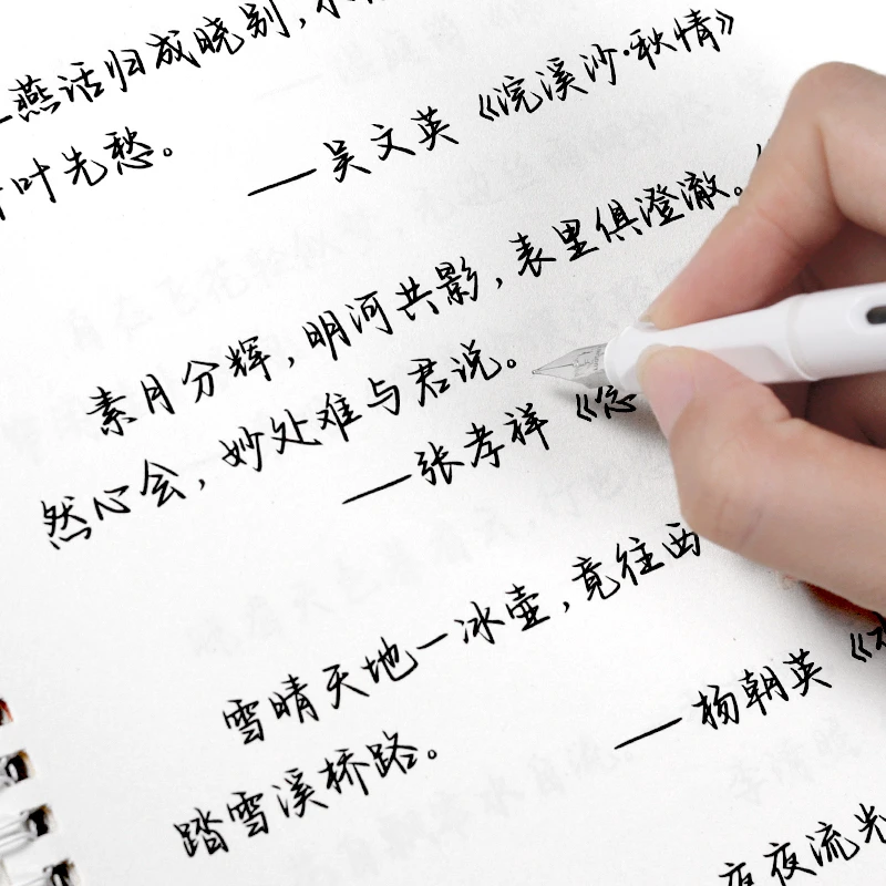 练字帖行楷字帖正楷学生成人书法练字成年人行书字体女生烟雨大气