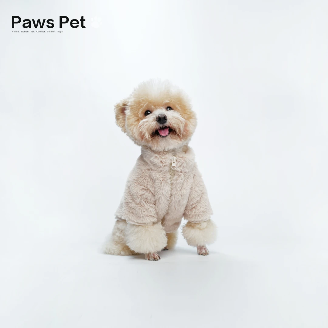PP进口兔绒毛宠物保暖外套秋冬舒适小型犬猫泰迪马尔济斯比熊衣服