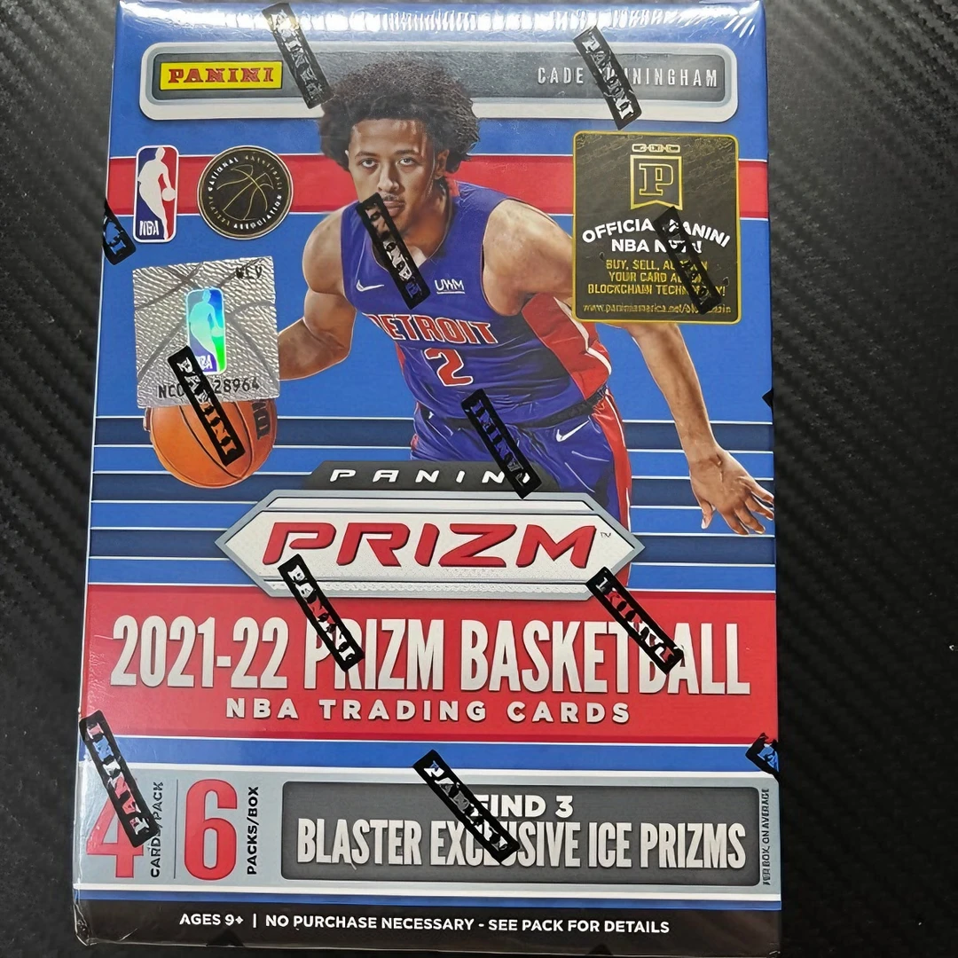 【拆盒】帕尼尼球星卡 21-22 prizm pz 手雷 一盒   未成年勿下单