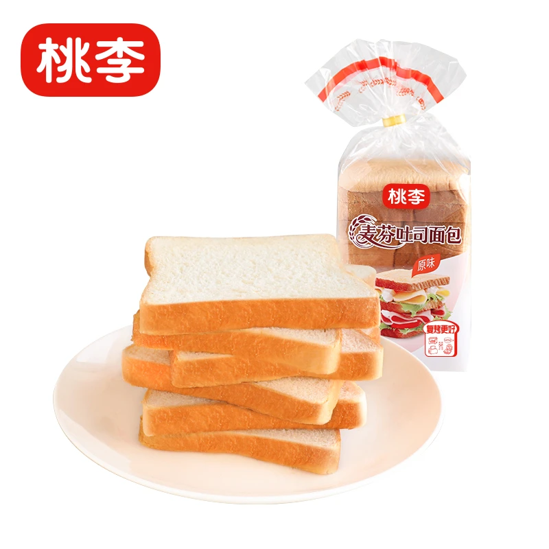 【平台补贴款】桃李 麦芬吐司面包800g 主食代餐早餐切片吐司面包