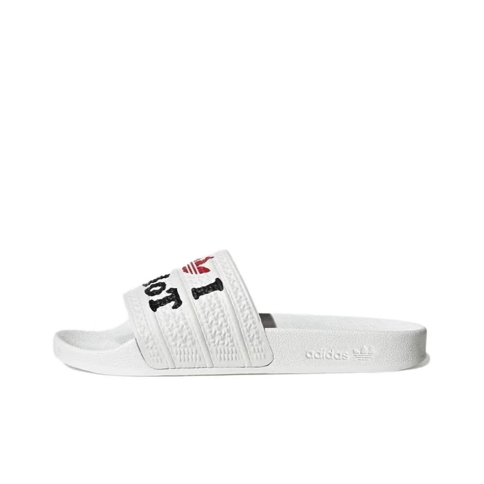 X99-adidas originals Adilette Slide 潮流运动拖鞋男女同款白黑