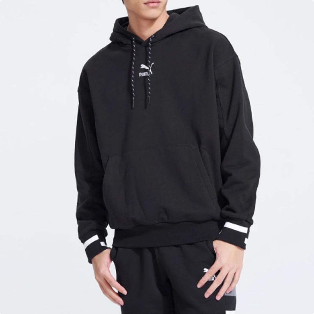 T08-PUMA彪马卫衣2023新款连帽套头衫长袖运动服外套533204-01男