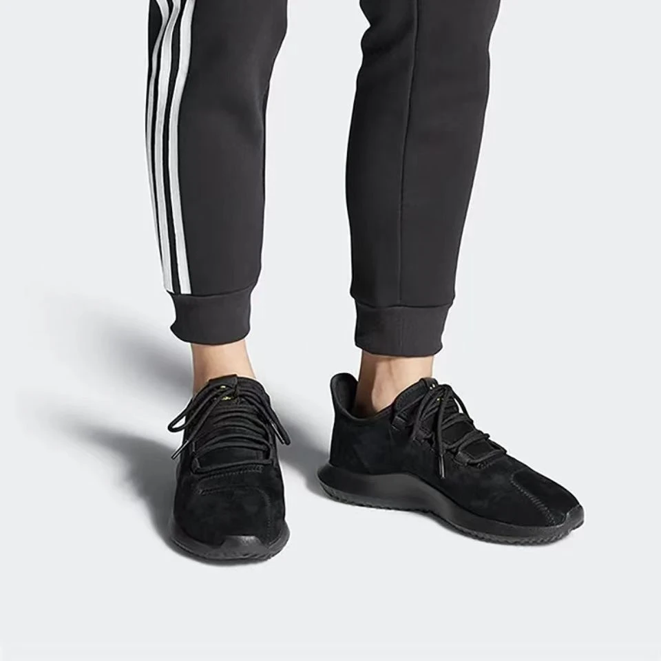 X31-adidas originals Tubular Shadow透气防滑轻便休闲鞋 女款黑