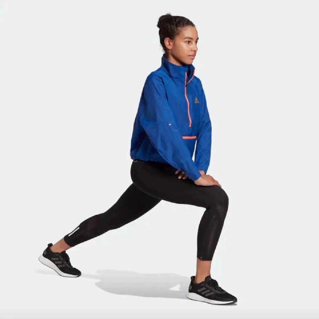 adidas ADAPT JACKET W 跑步外套 女款 蓝色