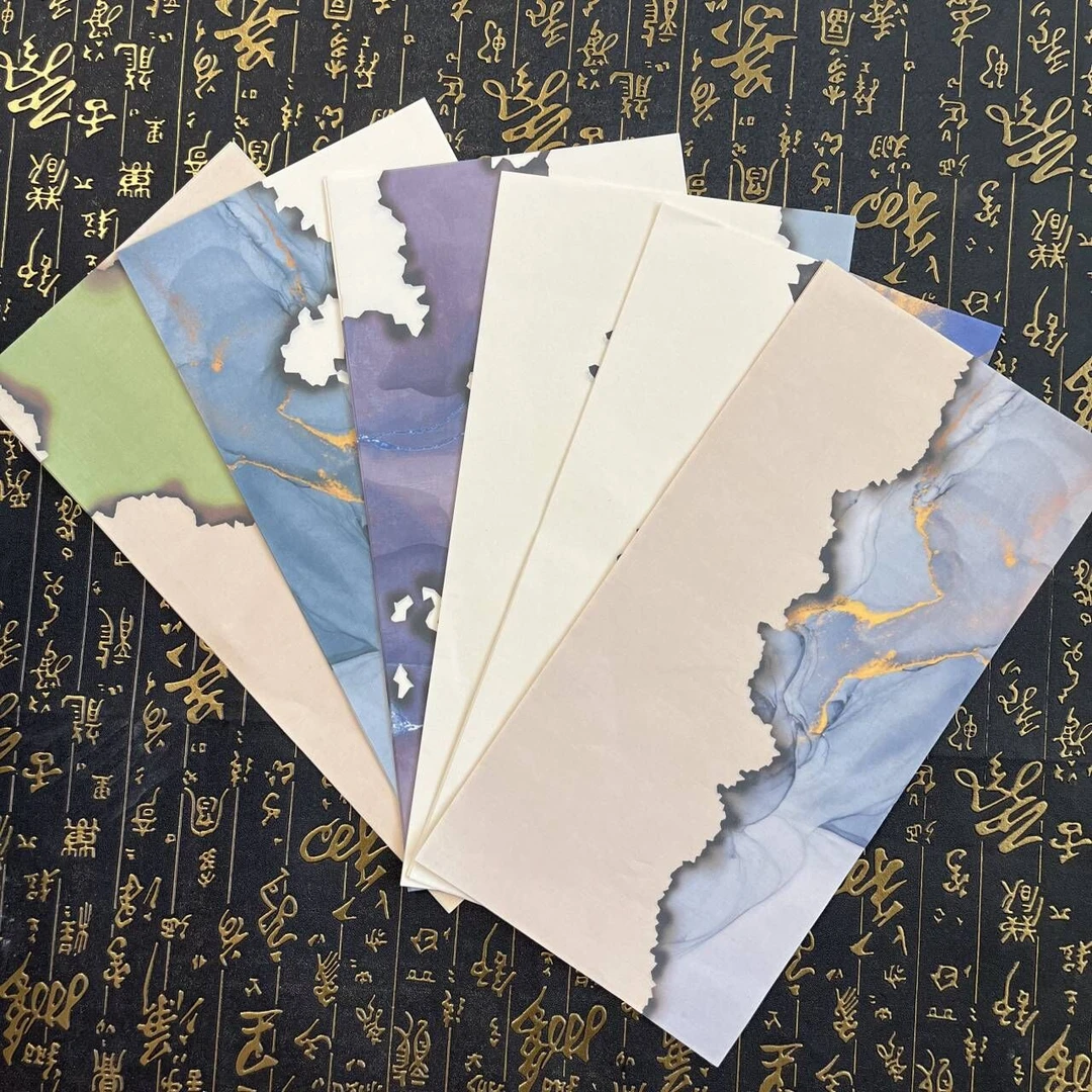 拍一发六【新品吹烟落霞】17×34cm半生熟篆隶行书行楷小楷一包10张