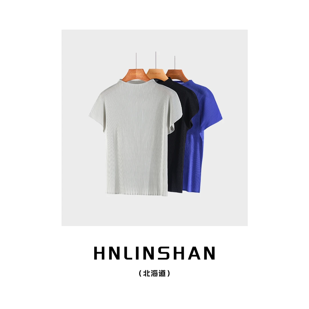 【清】【北海道】百搭休闲褶皱春夏小飞袖上衣LS20418101