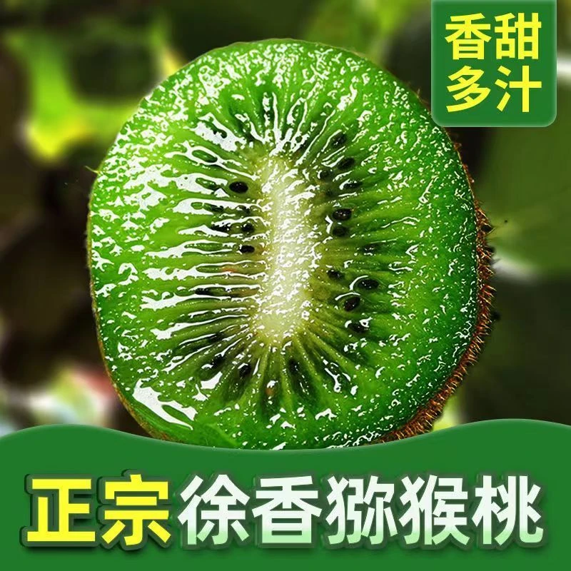 陕西周至徐香猕猴桃新鲜水果孕妇奇异果绿心猕猴桃应当季整箱包邮