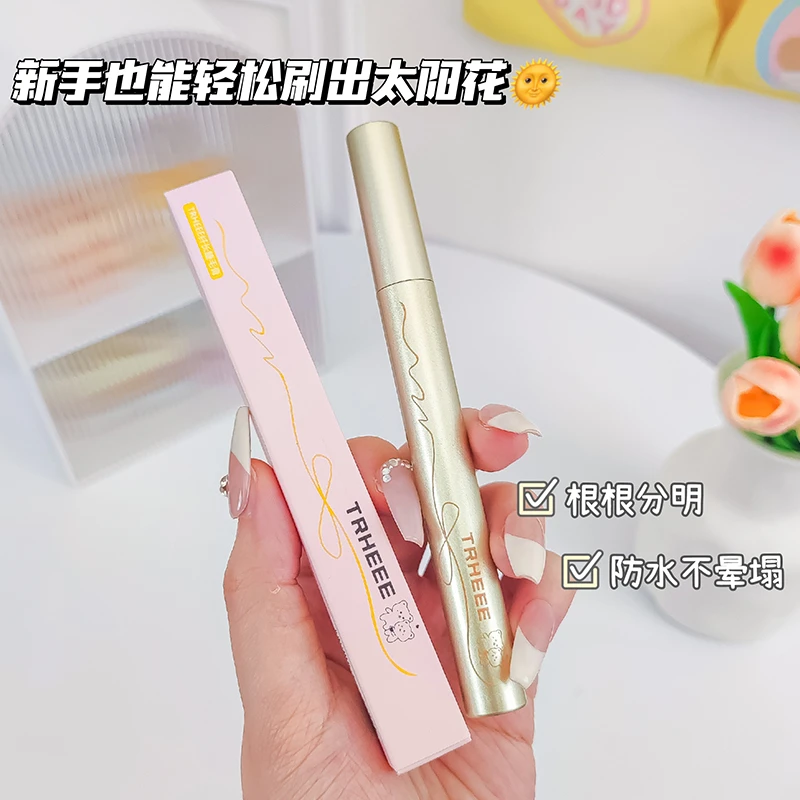 TRHEEE睫毛打底膏细刷头纤长自然卷翘不晕染持久防水防汗定型加密