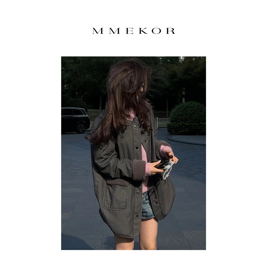 MMEKOR“格林威治”棉服 2025新款职场不费力复古外套 88718