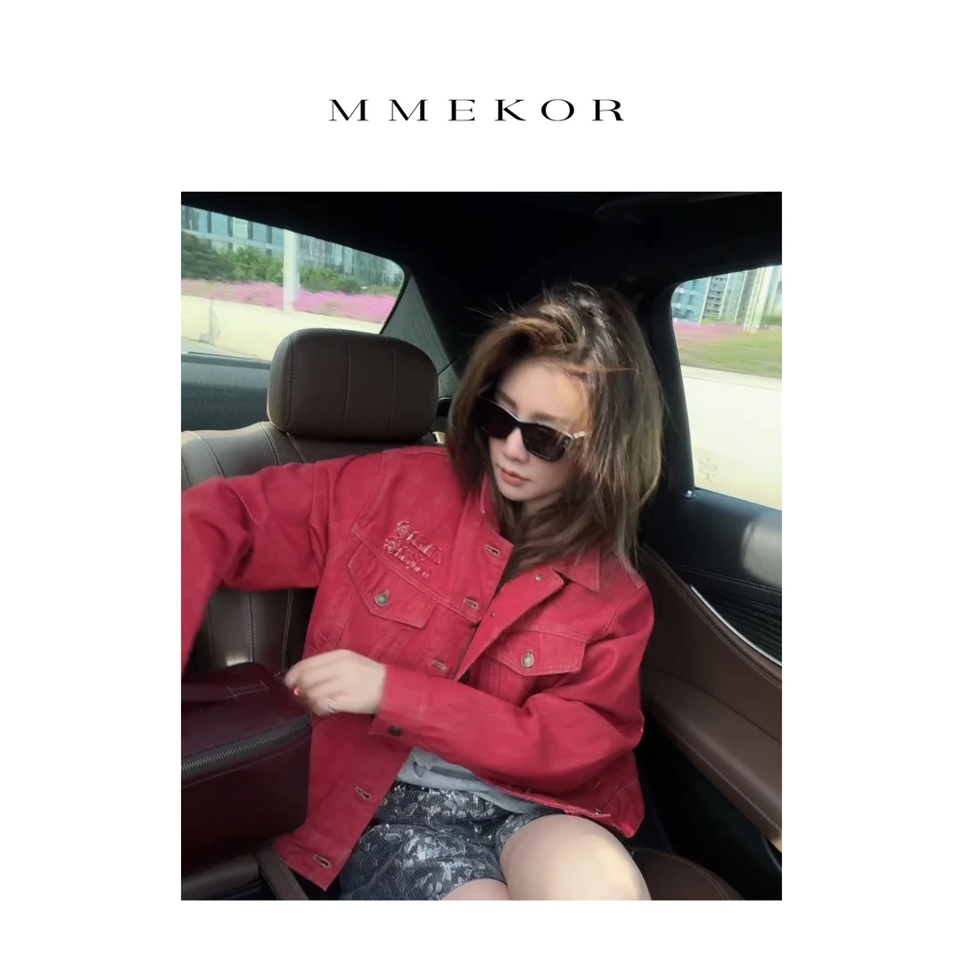 MMEKOR “战袍牛仔” 外套   摩登街头时髦上衣 88088