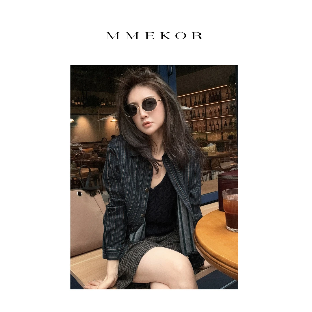MMEKOR“VTG设计师”外套 艺术先锋牛仔衬衣 88279