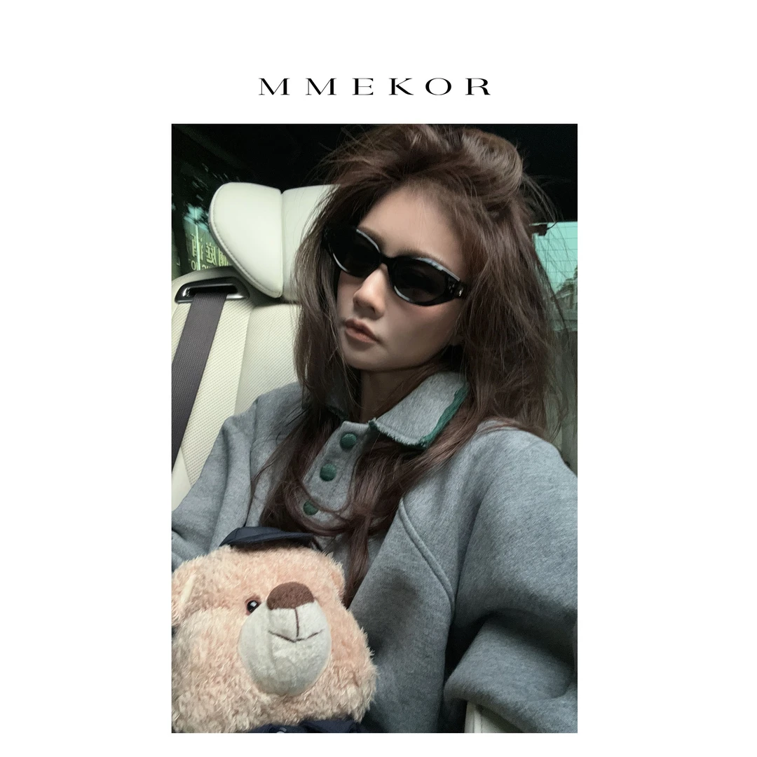 MMEKOR“格兰德”卫衣 2025新款静奢老钱风百搭上衣 88776