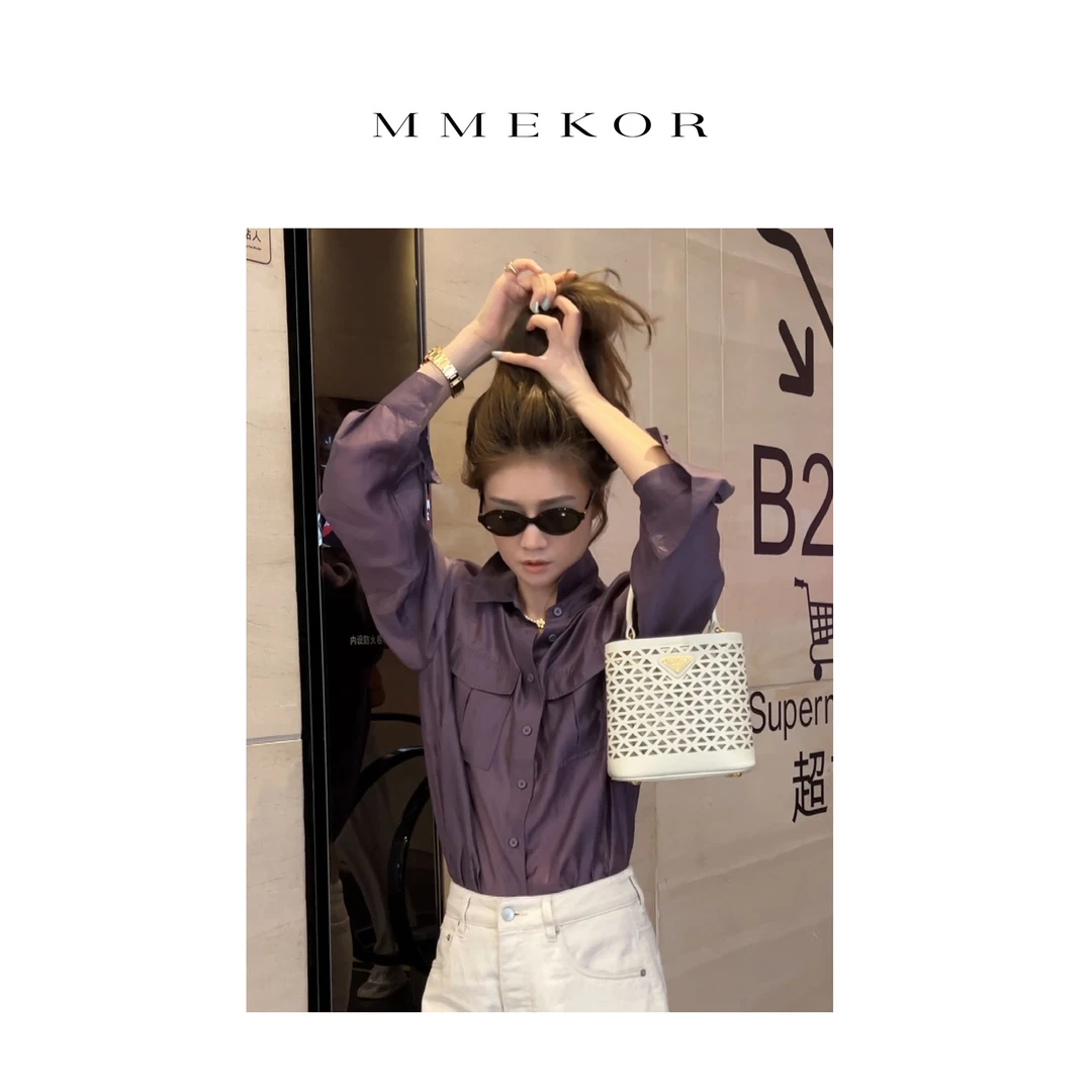 MMEKOR “轻颜衬衫” 艺术先锋百搭上衣 88126