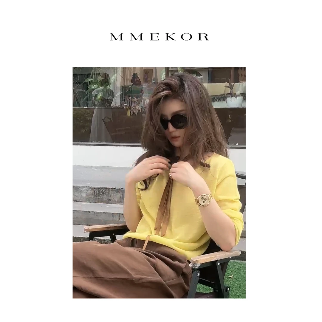 MMEKOR “唐泽雪穗”罩衫   活力常青藤时髦上衣 88305