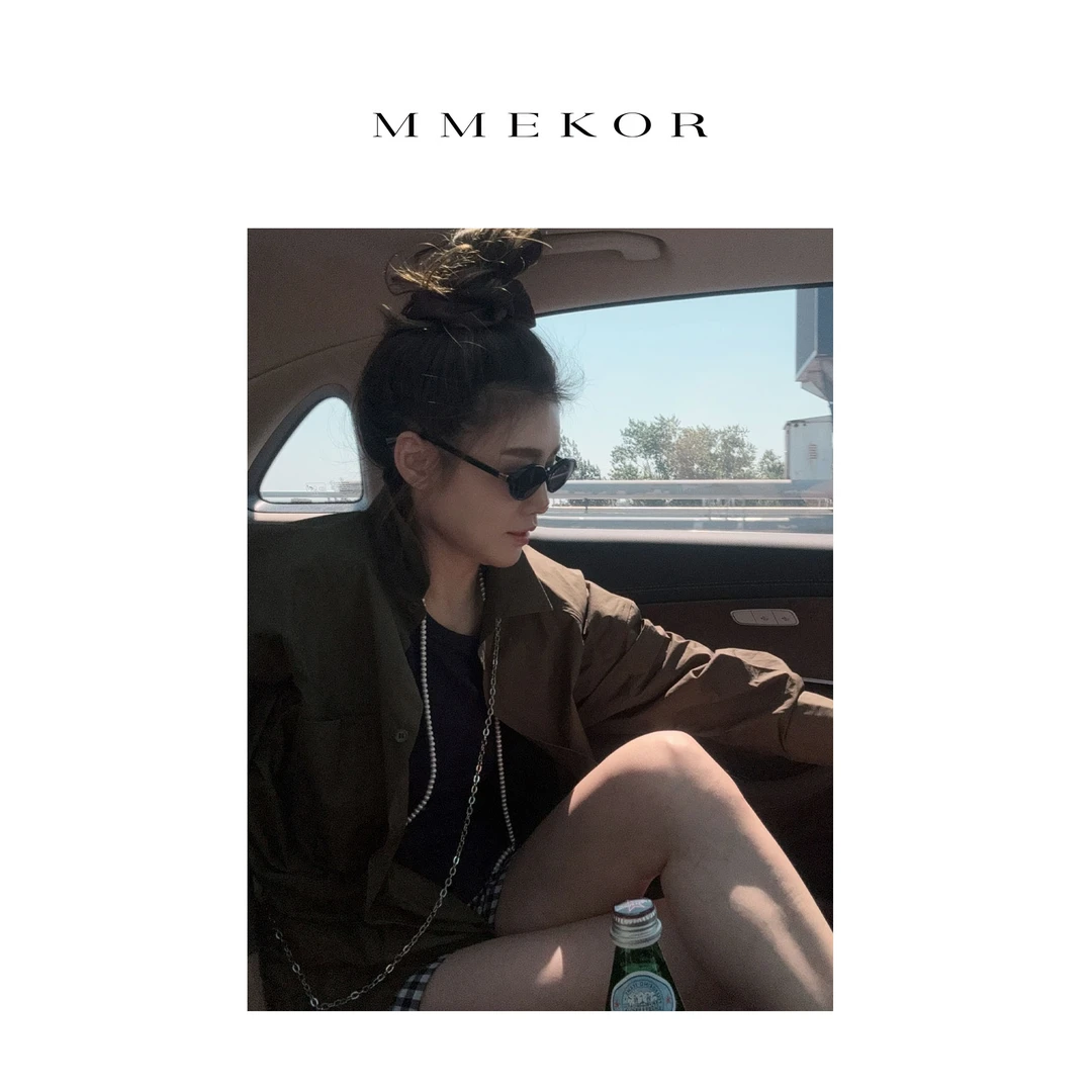 MMEKOR “同频结构私服”衬衣 半开袖设计衬衫 88026