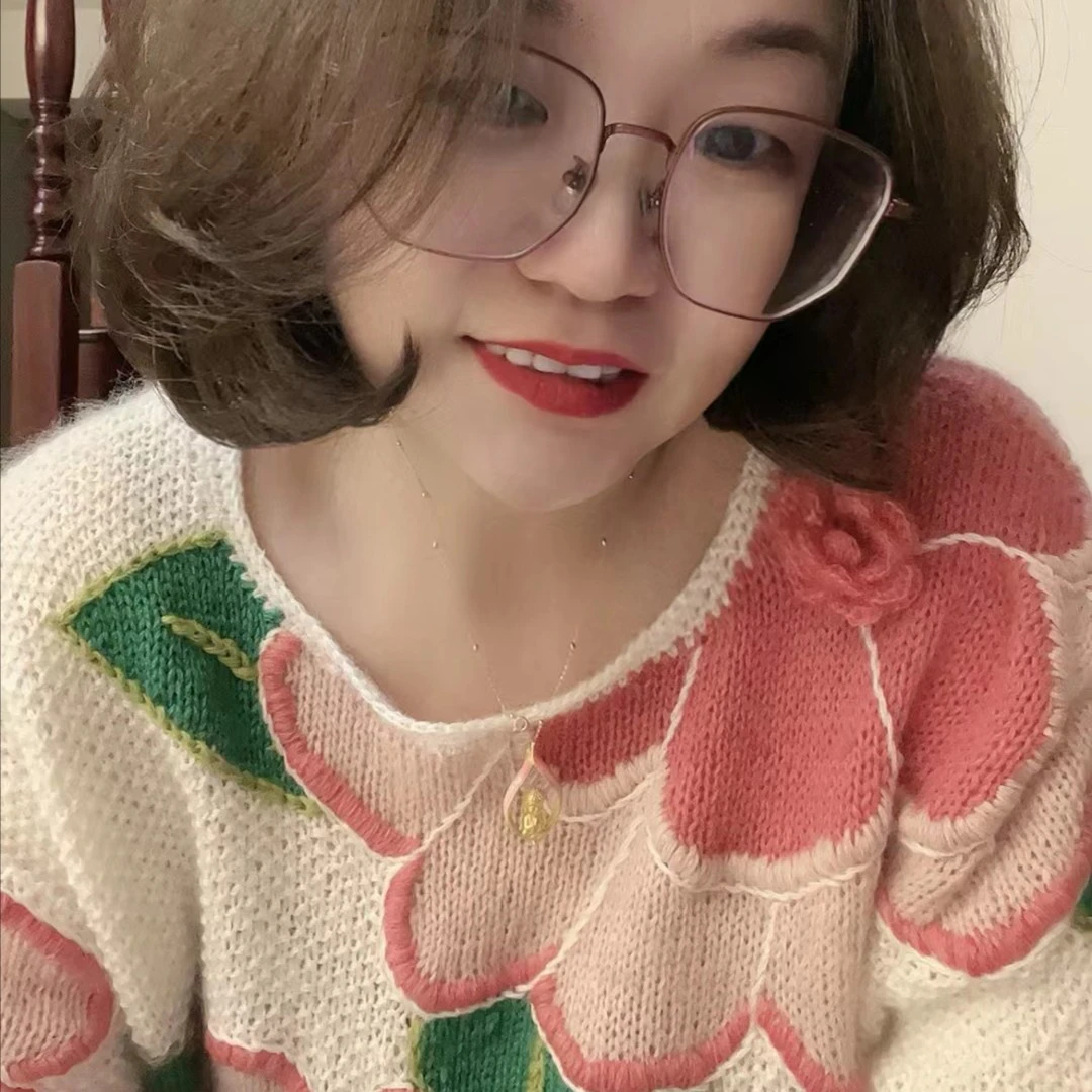 马海毛大花材料包非成品