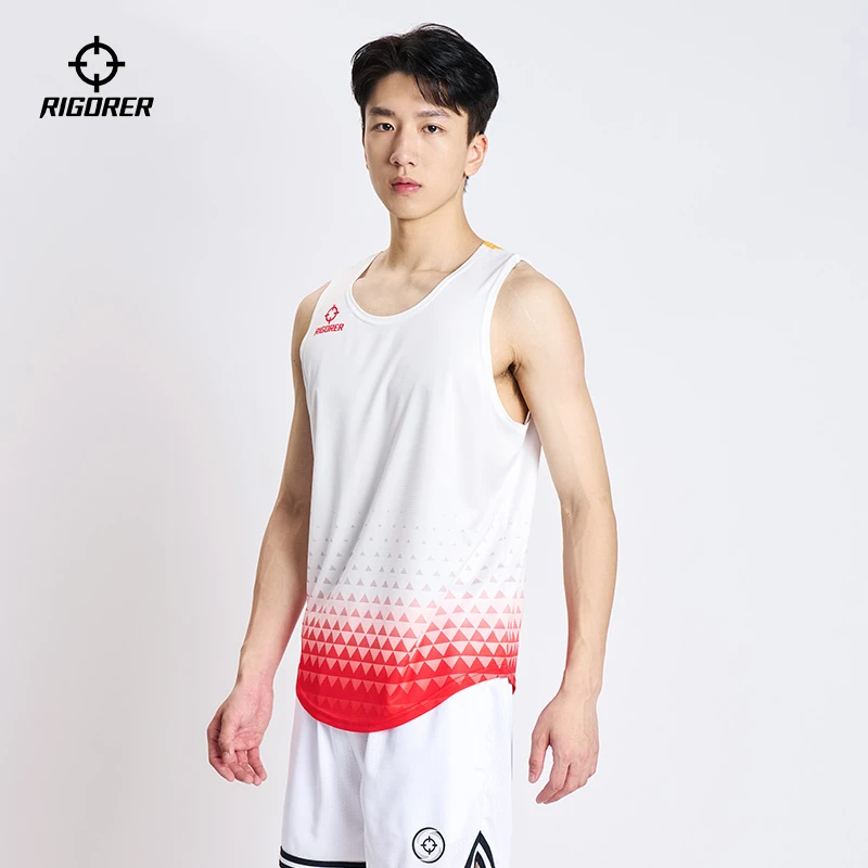 准者运动背心男夏季跑步健身宽松柔软透气轻薄无袖篮球健身训练服