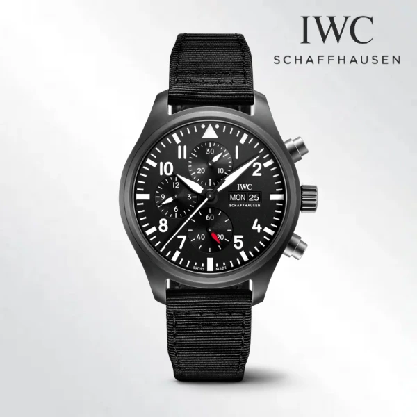 99新 IWC/万国 飞行员TOP GUN/表径44.5mm黑盘简约表