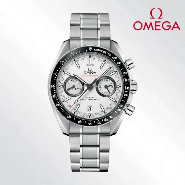 99新 Omega/欧米茄 超霸赛车/表径44.25mm/公价77600元/熊猫表盘