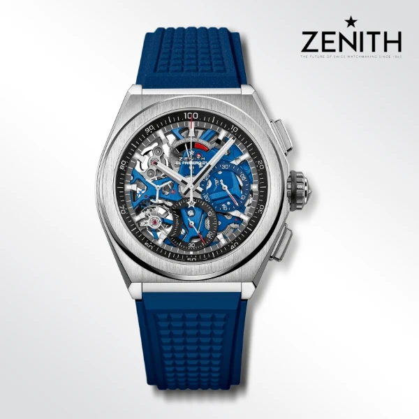 全新未使用 Zenith/真力时 DEFY高频计时/表径44mm/公价99500元/