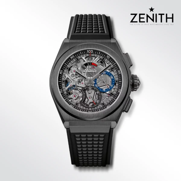 全新未使用 Zenith/真力时 DEFY黑陶瓷/表径44mm/公价107100元/表