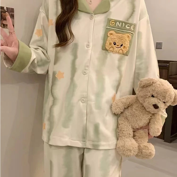 秋冬德绒睡衣家居服合集4号