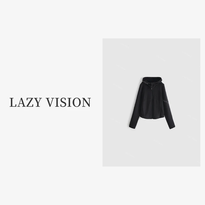LAZYVISION【露露】秋冬女款休闲百搭卫衣外套ZMD-23829小小