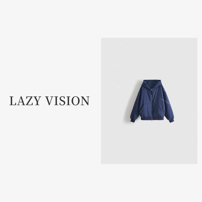 LAZYVISION休闲百搭女款短款棉服ZMD-19056小小
